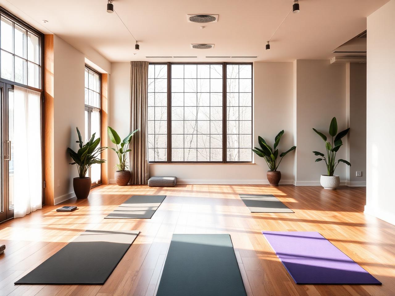 Yoga Love studio interior in Larchmont, NY